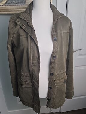 Lucky Brand Olive Utility Jacket for Women Size Xsmall